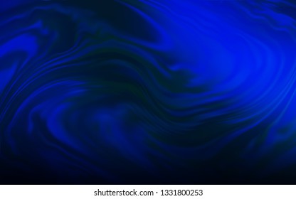 Dark BLUE vector glossy abstract layout. Modern abstract illustration with gradient. Background for designs.