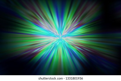 Dark BLUE vector glossy abstract background. Colorful abstract illustration with gradient. New way of your design.