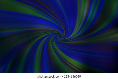 Dark BLUE vector glossy abstract background. Glitter abstract illustration with gradient design. New way of your design.