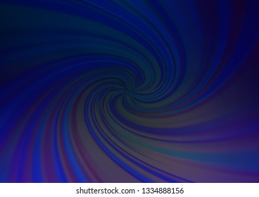 Dark BLUE vector glossy abstract template. Creative illustration in halftone style with gradient. The blurred design can be used for your web site.