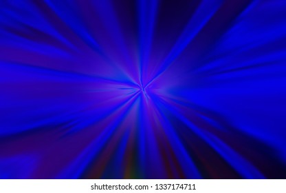 Dark BLUE vector glossy abstract backdrop. An elegant bright illustration with gradient. New style for your business design.