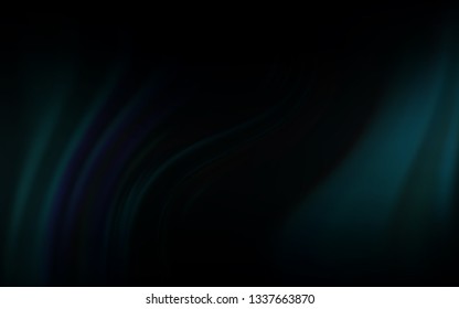 Dark BLUE vector glossy abstract backdrop. Modern abstract illustration with gradient. Smart design for your work.