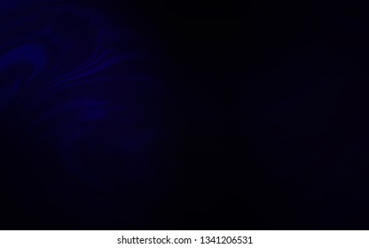 Dark BLUE vector glossy abstract backdrop. Colorful illustration in abstract style with gradient. Blurred design for your web site.