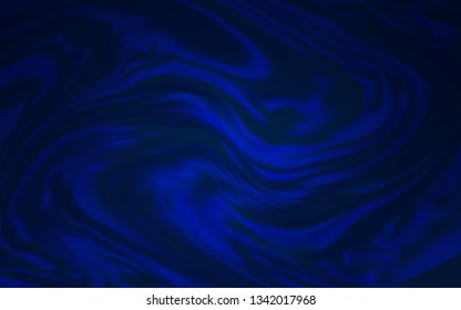 Dark BLUE vector glossy abstract backdrop. New colored illustration in blur style with gradient. New way of your design.