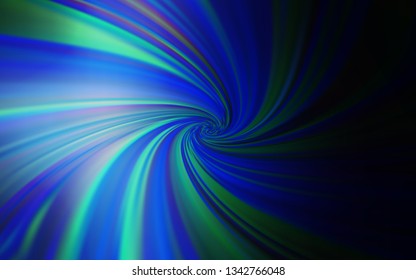 Dark BLUE vector glossy abstract background. Shining colored illustration in smart style. The best blurred design for your business.