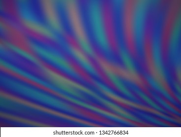 Dark BLUE vector glossy abstract background. Colorful abstract illustration with gradient. Brand new design for your business.