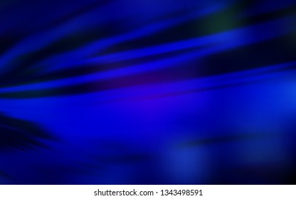 Dark BLUE vector glossy abstract background. New colored illustration in blur style with gradient. New design for your business.