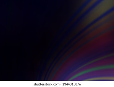 Dark BLUE vector glossy abstract template. An elegant bright illustration with gradient. A completely new design for your business.