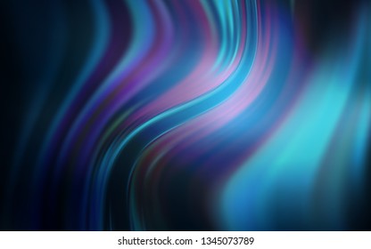 Dark BLUE vector glossy abstract layout. A completely new colored illustration in blur style. Smart design for your work.