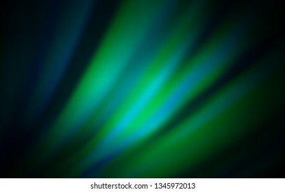Dark BLUE vector glossy abstract background. A completely new colored illustration in blur style. The best blurred design for your business.
