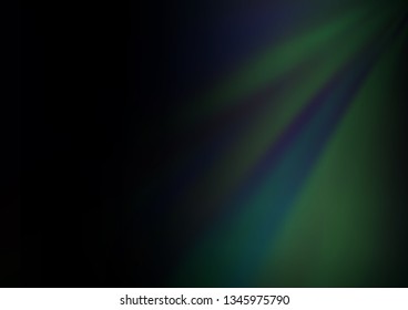 Dark BLUE vector glossy abstract background. Colorful abstract illustration with gradient. The template can be used for your brand book.