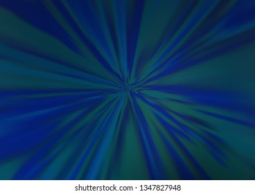 Dark BLUE vector glossy abstract template. A vague abstract illustration with gradient. Brand new style for your business design.