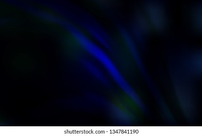Dark BLUE vector glossy abstract backdrop. Shining colored illustration in smart style. New design for your business.