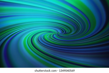 Dark BLUE vector glossy abstract backdrop. Glitter abstract illustration with gradient design. New style design for your brand book.