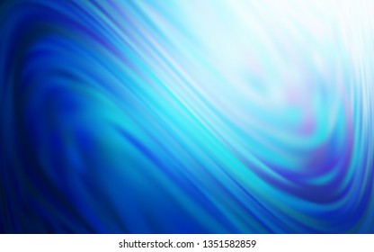 Dark BLUE vector glossy abstract backdrop. Creative illustration in halftone style with gradient. Smart design for your work.