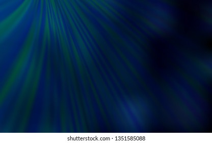 Dark BLUE vector glossy abstract layout. An elegant bright illustration with gradient. New design for your business.