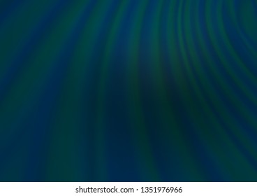 Dark BLUE vector glossy abstract template. An elegant bright illustration with gradient. A new texture for your design.