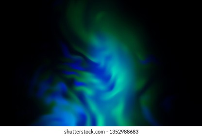 Dark BLUE vector glossy abstract layout. Abstract colorful illustration with gradient. Completely new design for your business.
