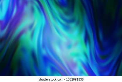 Dark BLUE vector glossy abstract background. New colored illustration in blur style with gradient. Completely new design for your business.