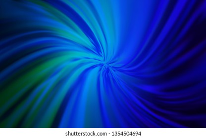 Dark BLUE vector glossy abstract backdrop. A completely new colored illustration in blur style. Background for designs.