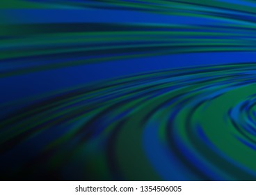 Dark BLUE vector glossy abstract template. Glitter abstract illustration with an elegant design. Brand new design for your business.