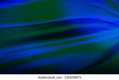 Dark BLUE vector glossy abstract layout. Creative illustration in halftone style with gradient. New way of your design.