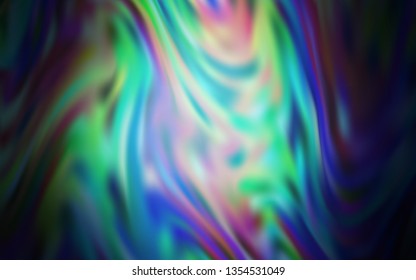 Dark BLUE vector glossy abstract background. An elegant bright illustration with gradient. New style design for your brand book.