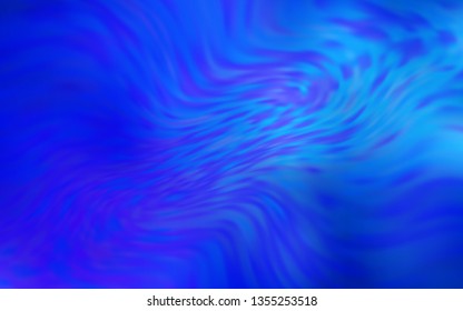 Dark BLUE vector glossy abstract layout. Modern abstract illustration with gradient. New style design for your brand book.