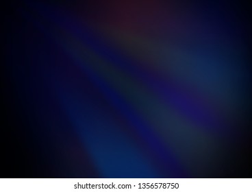 Dark BLUE vector glossy abstract template. A vague abstract illustration with gradient. Brand new design for your business.