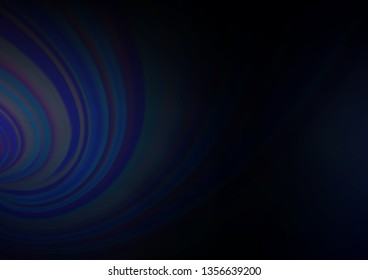 Dark BLUE vector glossy abstract template. A completely new color illustration in a bokeh style. The elegant pattern for brand book.