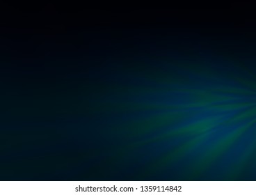 Dark BLUE vector glossy abstract template. Colorful abstract illustration with gradient. The template can be used for your brand book.