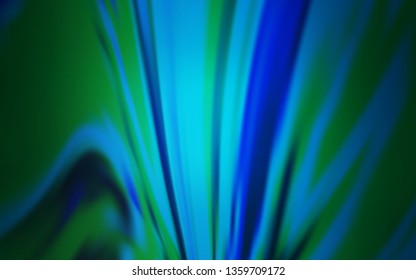 Dark BLUE vector glossy abstract layout. An elegant bright illustration with gradient. New way of your design.