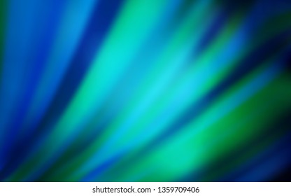 Dark BLUE vector glossy abstract background. New colored illustration in blur style with gradient. The best blurred design for your business.