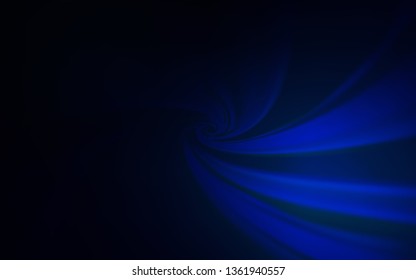 Dark BLUE vector glossy abstract layout. Colorful abstract illustration with gradient. Completely new design for your business.