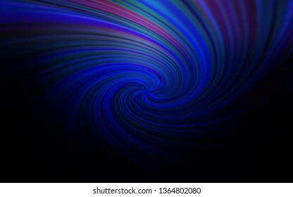 Dark BLUE vector glossy abstract layout. Shining colored illustration in smart style. Background for a cell phone.
