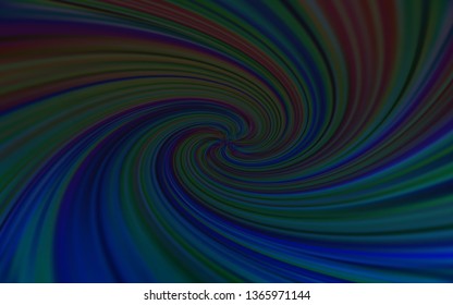 Dark BLUE vector glossy abstract background. Colorful illustration in abstract style with gradient. Smart design for your work.