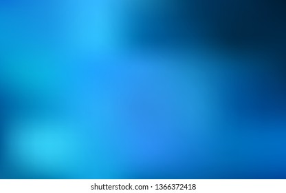 Dark BLUE vector glossy abstract background. New colored illustration in blur style with gradient. Elegant background for a brand book.