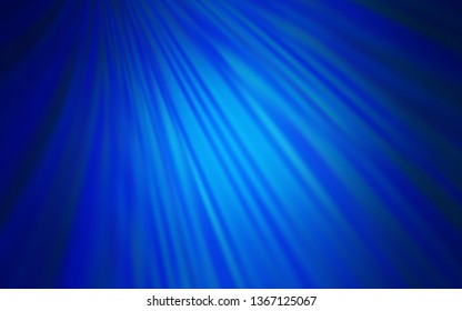 Dark BLUE vector glossy abstract backdrop. Modern abstract illustration with gradient. The best blurred design for your business.
