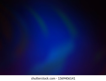 Dark BLUE vector glossy abstract template. Glitter abstract illustration with an elegant design. The template for backgrounds of cell phones.