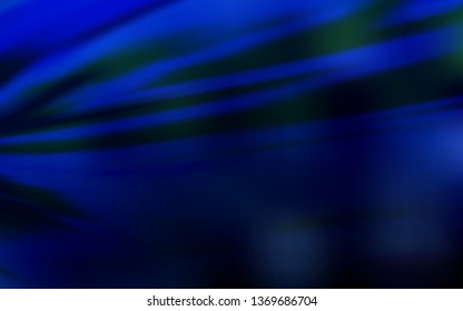 Dark BLUE vector glossy abstract layout. Modern abstract illustration with gradient. New way of your design.