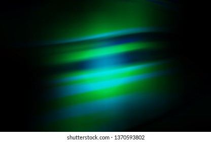 Dark BLUE vector glossy abstract backdrop. Glitter abstract illustration with gradient design. The best blurred design for your business.