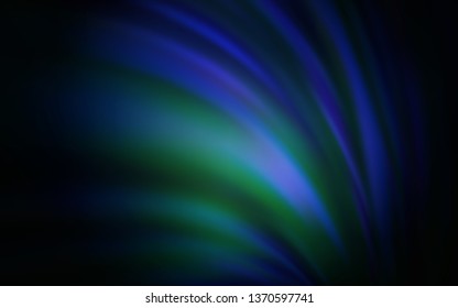 Dark BLUE vector glossy abstract layout. Colorful abstract illustration with gradient. Smart design for your work.