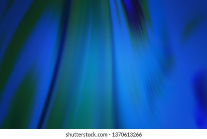 Dark BLUE vector glossy abstract layout. Shining colored illustration in smart style. Background for designs.