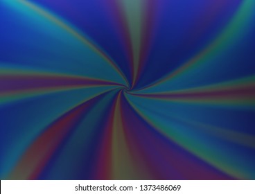 Dark BLUE vector glossy abstract template. A completely new color illustration in a bokeh style. Brand new design for your business.