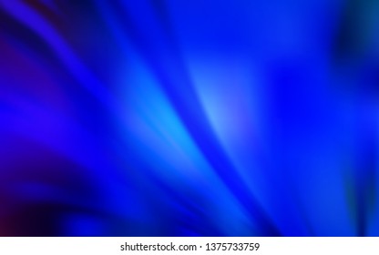 Dark BLUE vector glossy abstract layout. Glitter abstract illustration with gradient design. New design for your business.