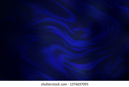 Dark BLUE vector glossy abstract layout. Modern abstract illustration with gradient. Smart design for your work.