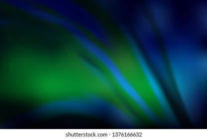 Dark BLUE vector glossy abstract background. Colorful illustration in abstract style with gradient. New style design for your brand book.