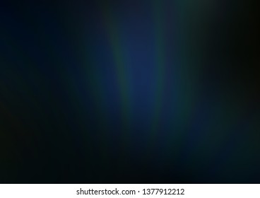 Dark BLUE vector glossy abstract background. A vague abstract illustration with gradient. Brand new style for your business design.