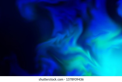 Dark BLUE vector glossy abstract background. Glitter abstract illustration with gradient design. Elegant background for a brand book.