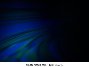 Dark BLUE vector glossy abstract template. Shining colorful illustration in a Brand new style. Brand new design for your business.